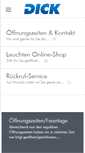 Mobile Screenshot of moebel-dick.de